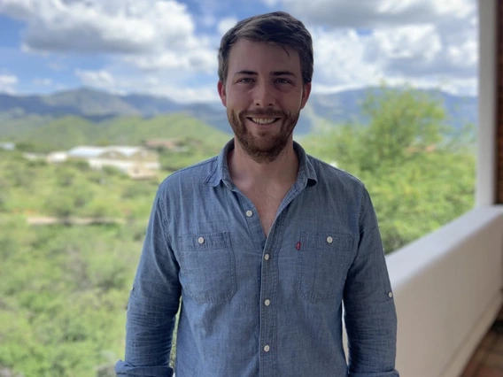 Skylar Benedict professional photo on Biosphere 2 campus